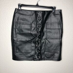 Windsor- NWT Faux Leather Mini Skirt